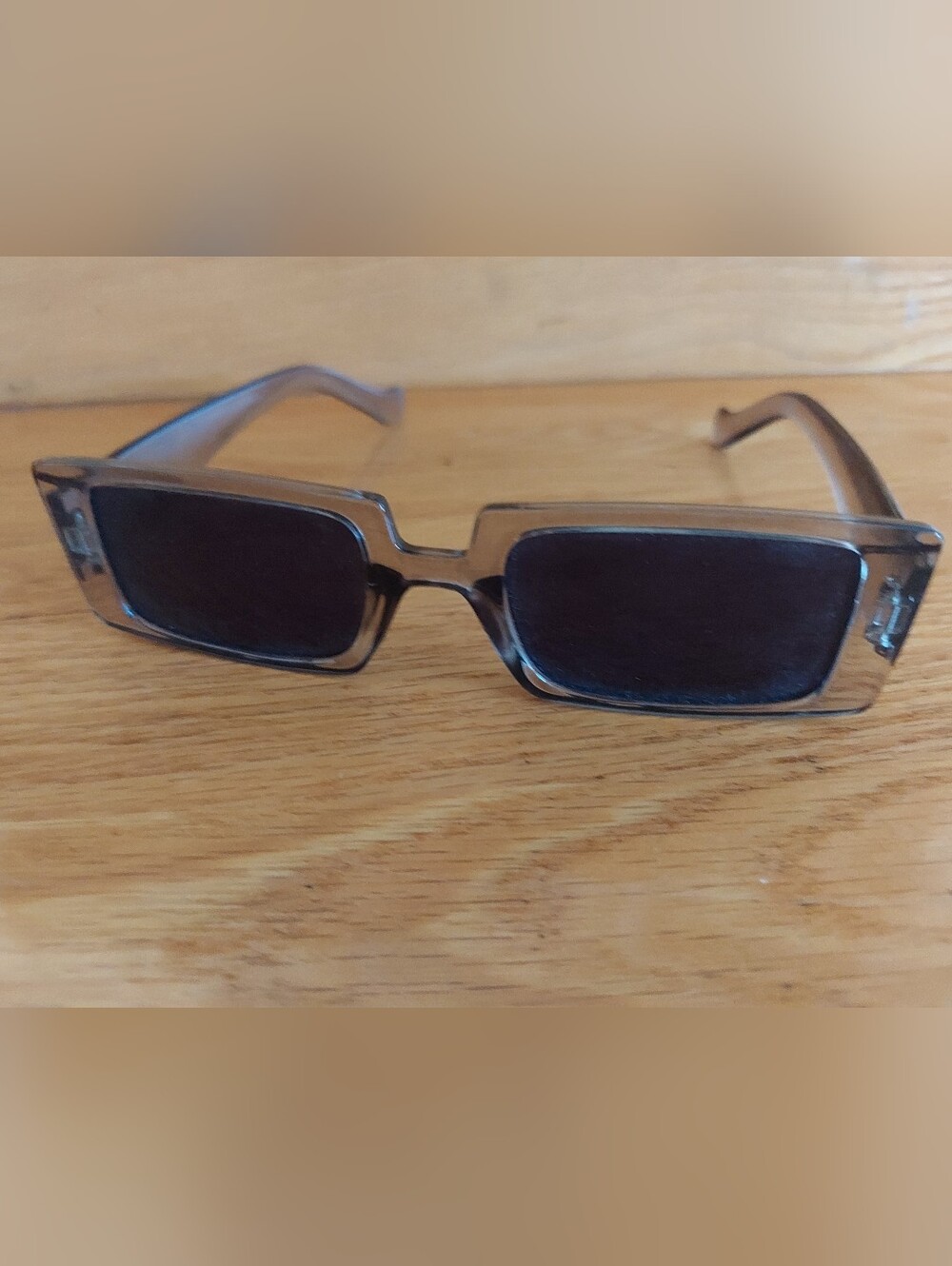 Classic Rectangle Women's Sunglasses - Black Frame